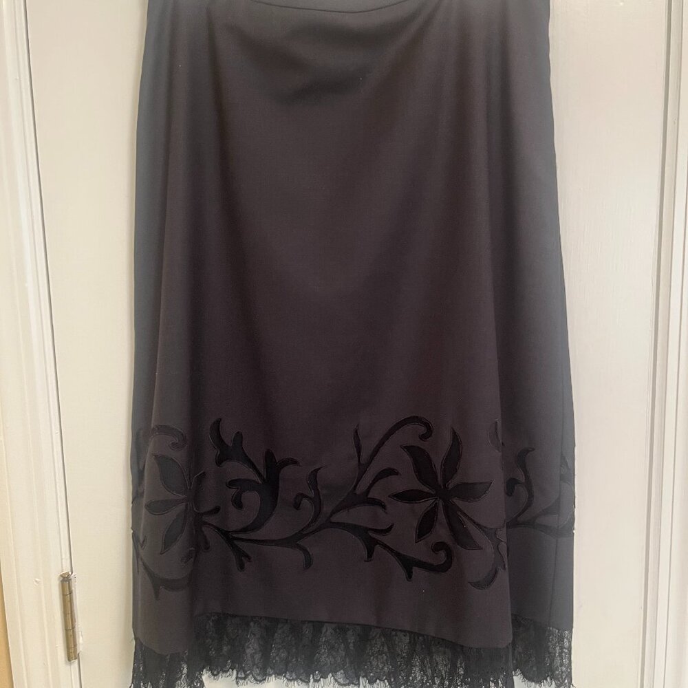 Beautiful 10 Petite Black Skirt from LOFT